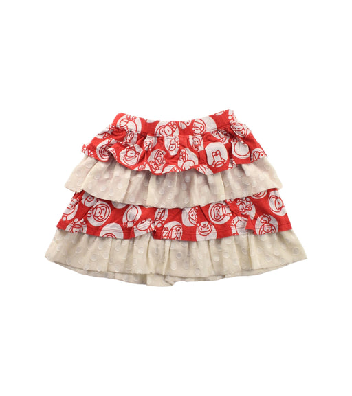 A Red Short Skirts from BAPE KIDS in size 5T for girl. (Front View)