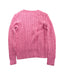 A Pink Knit Sweaters from Polo Ralph Lauren in size 8Y for girl. (Back View)