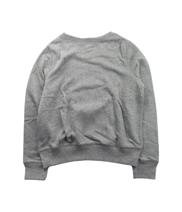 A Grey Crewneck Sweatshirts from Polo Ralph Lauren in size 8Y for boy. (Back View)