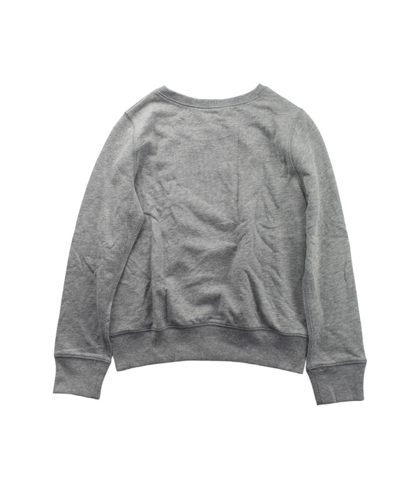 A Grey Crewneck Sweatshirts from Polo Ralph Lauren in size 8Y for boy. (Back View)