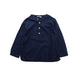 A Blue Long Sleeve Tops from Laranjinha in size 3T for girl. (Front View)