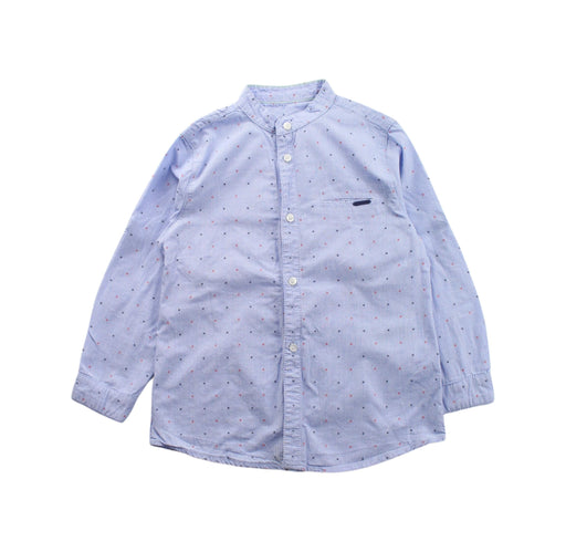 A Blue Long Sleeve Shirts from Mayoral in size 3T for boy. (Front View)