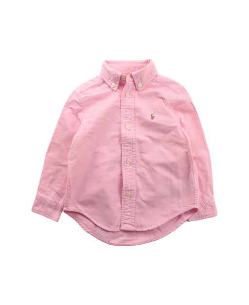 A Pink Long Sleeve Shirts from Ralph Lauren in size 2T for boy. (Front View)
