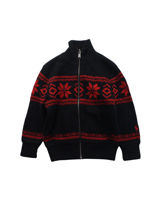 A Black Knit Sweaters from Polo Ralph Lauren in size 2T for boy. (Front View)
