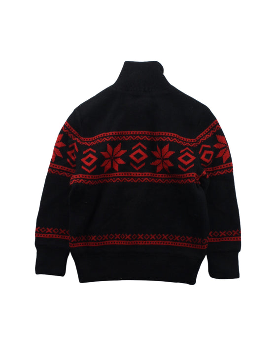 A Black Knit Sweaters from Polo Ralph Lauren in size 2T for boy. (Back View)