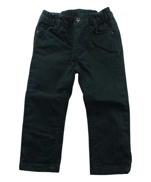 A Green Casual Pants from Jacadi in size 2T for boy. (Front View)