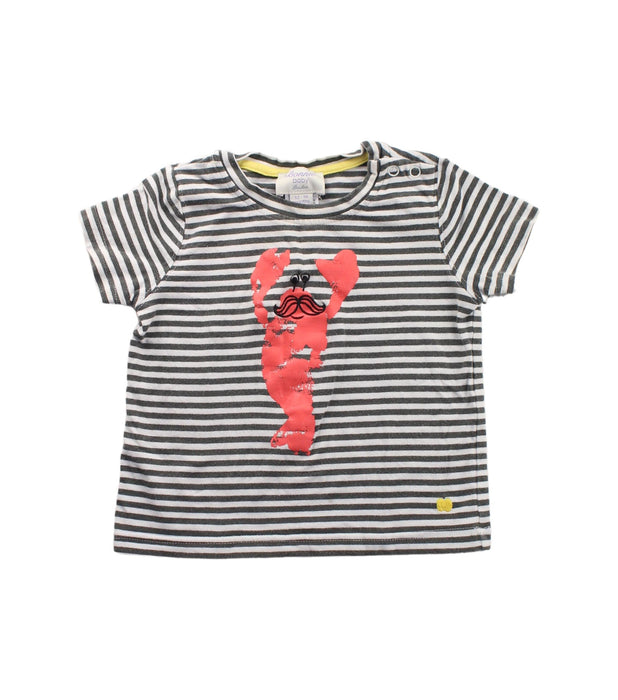 A Grey Short Sleeve T Shirts from Bonnie Baby in size 6-12M for boy. (Front View)