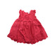 A Red Short Sleeve Dresses from Sprout in size 6-12M for girl. (Front View)