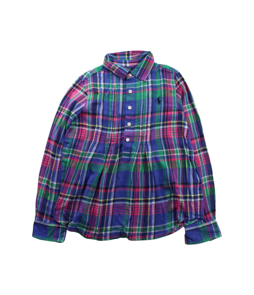 A Multicolour Long Sleeve Shirts from Polo Ralph Lauren in size 7Y for boy. (Front View)