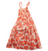 A Orange Sleeveless Dresses from Bobo Choses in size 4T for girl. (Back View)