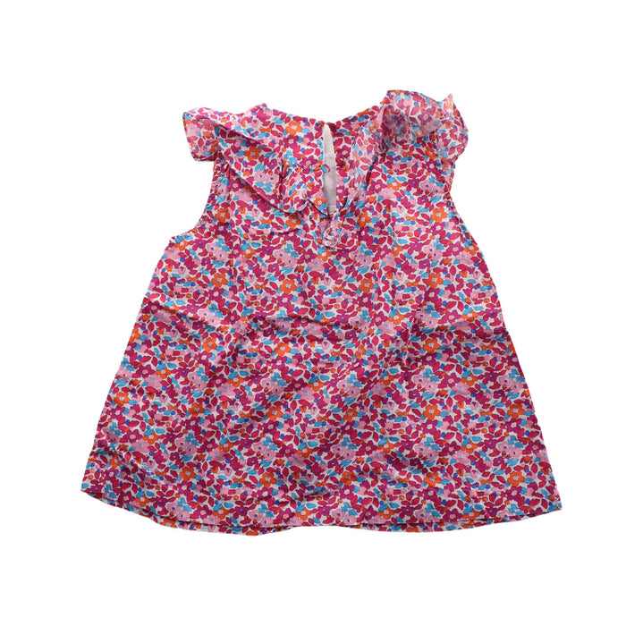 A Pink Short Sleeve Dresses from Jacadi in size 8Y for girl. (Back View)