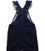 A Blue Overall Dresses from Petit Bateau in size 6T for girl. (Back View)