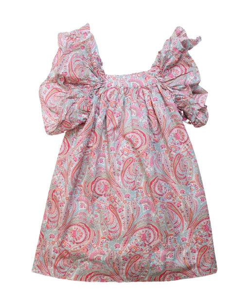 A Multicolour Short Sleeve Dresses from Neck & Neck in size 2T for girl. (Front View)