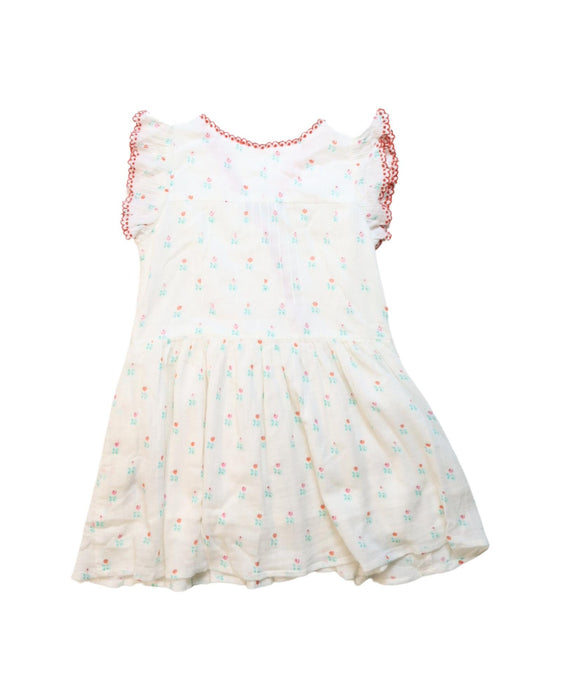 A Multicolour Short Sleeve Dresses from Emile et Ida in size 2T for girl. (Back View)