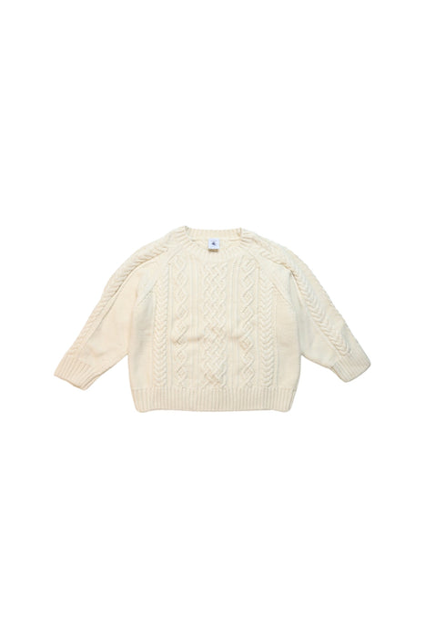 A Ivory Knit Sweaters from Petit Bateau in size 4T for neutral. (Front View)