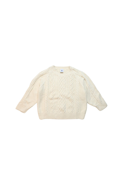 A Ivory Knit Sweaters from Petit Bateau in size 4T for neutral. (Front View)