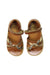 A Brown Sandals from Pom d’Api in size 3T for girl. (Back View)