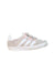 A Pink Sneakers from Adidas in size 3T for girl. (Front View)