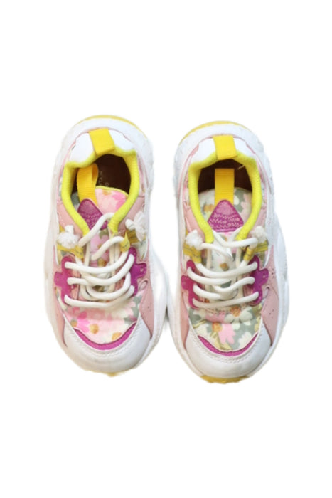 A Multicolour Sneakers from Naturino in size 3T for girl. (Back View)