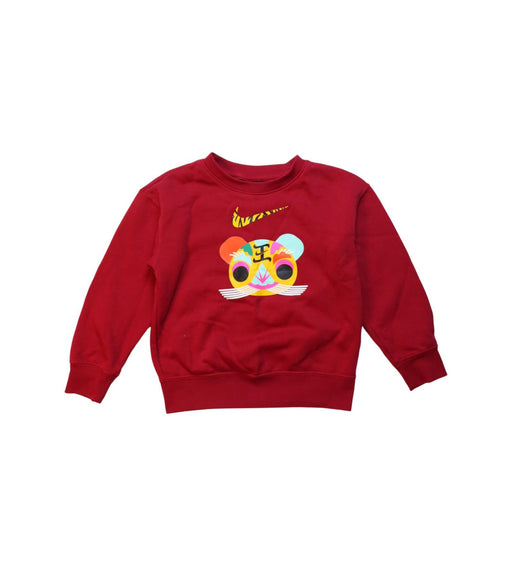 A Red Crewneck Sweatshirts from Nike in size 5T for neutral. (Front View)