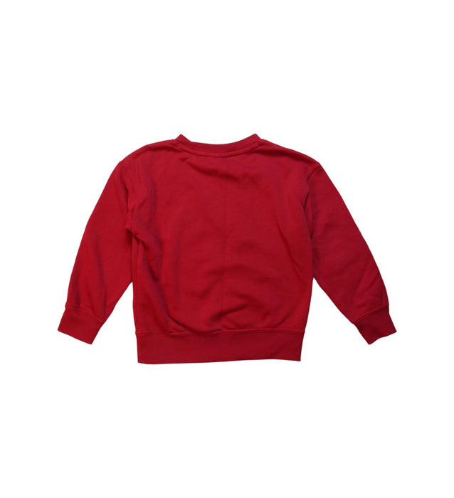 A Red Crewneck Sweatshirts from Nike in size 5T for neutral. (Back View)