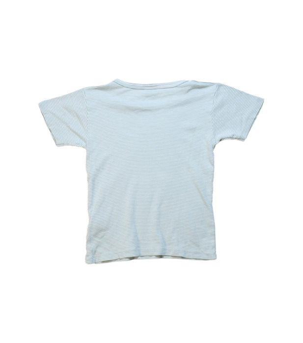 A White Short Sleeve T Shirts from Petit Bateau in size 6T for girl. (Back View)