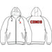 A White Hooded Sweatshirts from CDNIS in size 7Y for neutral. (Front View)