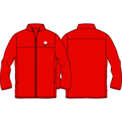 A Red Lightweight Jackets from CDNIS in size 3T for neutral. (Front View)