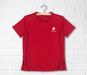 A Red Short Sleeve T Shirts from CDNIS in size 2T for neutral. (Front View)