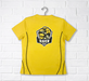 A Yellow Short Sleeve T Shirts from CDNIS in size 2T for neutral. (Back View)