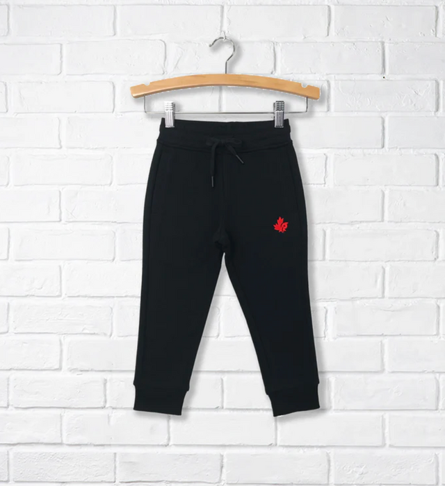 A Black Sweatpants from CDNIS in size 2T for neutral. (Front View)