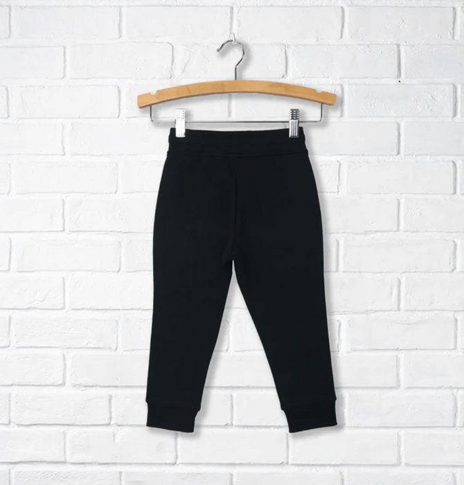 A Black Sweatpants from CDNIS in size 2T for neutral. (Back View)