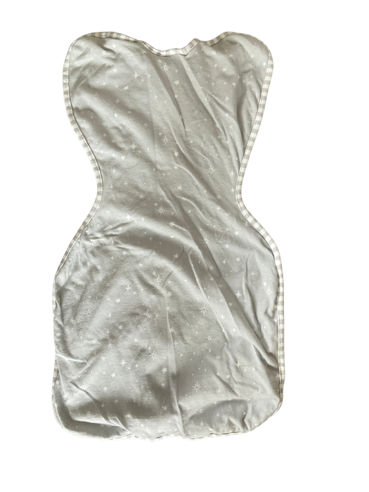 A Grey Sleepsacs from Love To Dream in size 0-3M for neutral. (Back View)
