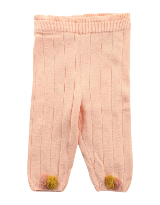 A Peach Sweatpants from Louise Misha in size 0-3M for girl. (Front View)
