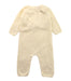 A Ivory Long Sleeve Jumpsuits from Les Enfantines in size 0-3M for girl. (Front View)