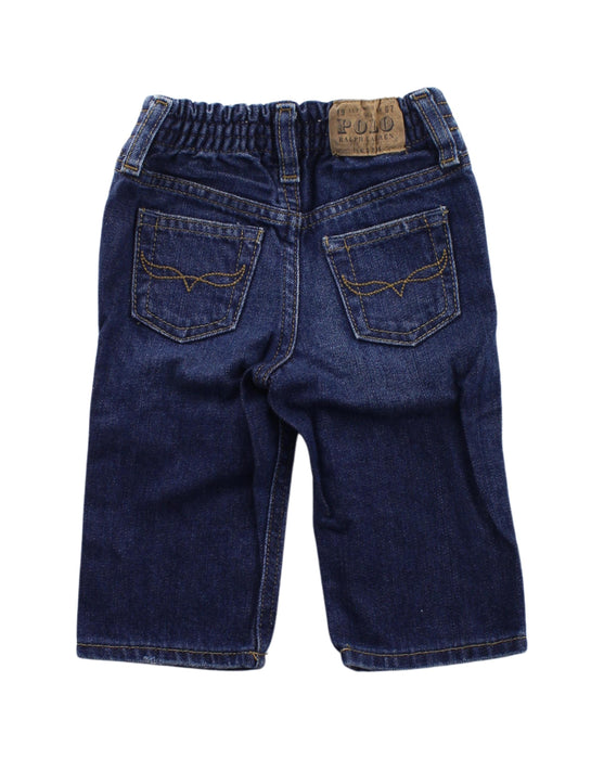 A Blue Jeans from Polo Ralph Lauren in size 6-12M for boy. (Back View)