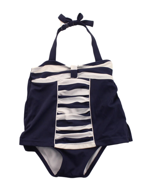 A Blue Swimsuits from Janie & Jack in size 6-12M for girl. (Front View)