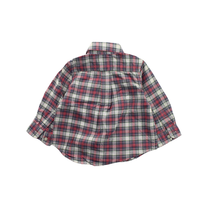 A Red Long Sleeve Shirts from Ralph Lauren in size 6-12M for boy. (Back View)