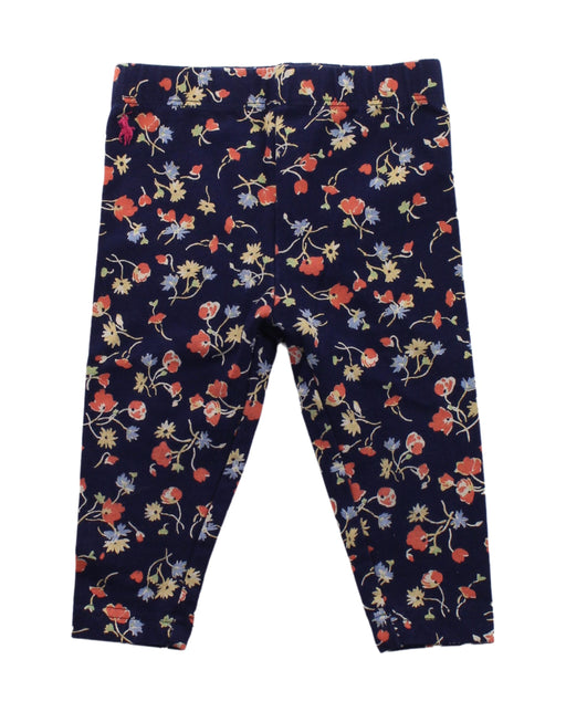 A Blue Leggings from Ralph Lauren in size 6-12M for girl. (Front View)