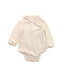 A White Long Sleeve Bodysuits from Ralph Lauren in size 3-6M for girl. (Front View)