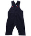 A Blue Long Overalls from Petit Bateau in size 6-12M for boy. (Front View)