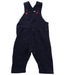 A Blue Long Overalls from Petit Bateau in size 6-12M for boy. (Front View)