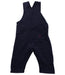 A Blue Long Overalls from Petit Bateau in size 6-12M for boy. (Back View)