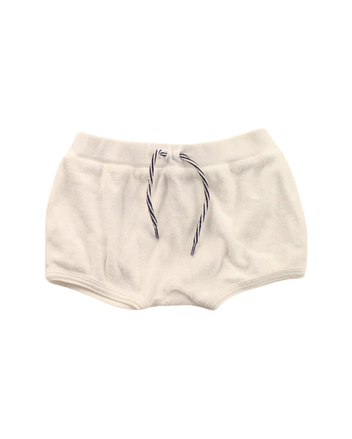 A White Bloomers from Petit Bateau in size 6-12M for girl. (Front View)