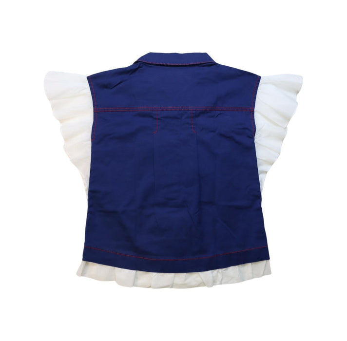 A Multicolour Short Sleeve Tops from As Know As Ponpoko in size 7Y for girl. (Back View)