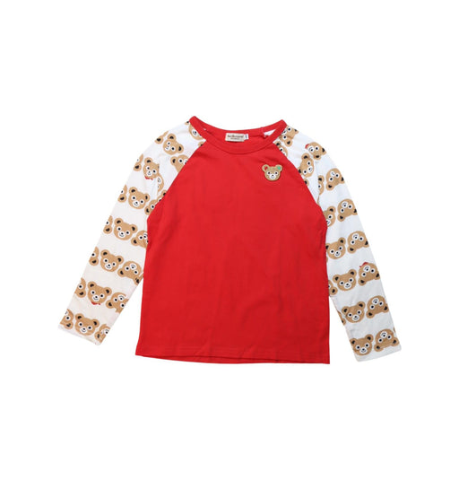 A Multicolour Long Sleeve T Shirts from Miki House in size 10Y for boy. (Front View)