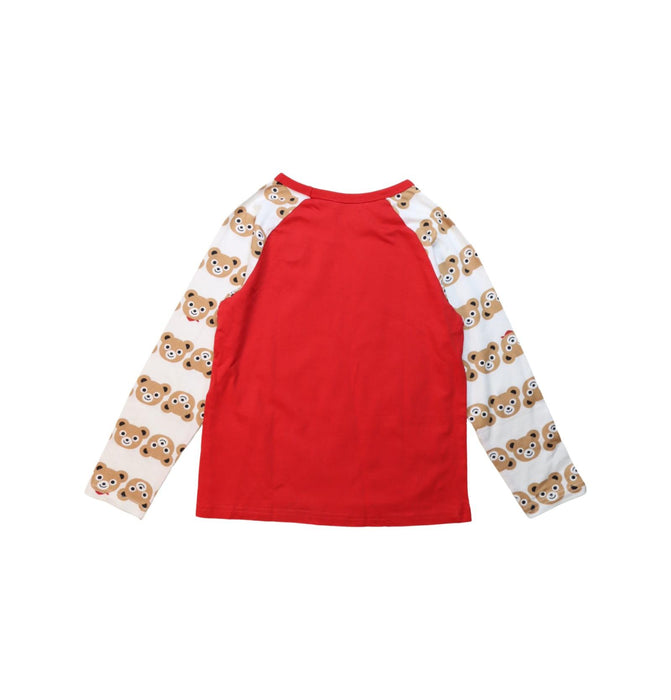 A Multicolour Long Sleeve T Shirts from Miki House in size 10Y for boy. (Back View)