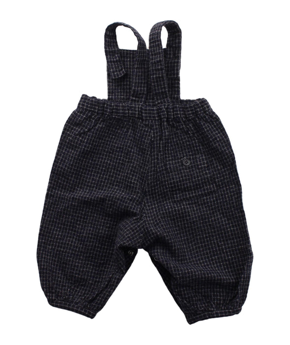A Blue Long Overalls from Bonpoint in size 6-12M for boy. (Back View)