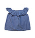 A Blue Sleeveless Tops from Polo Ralph Lauren in size 8Y for girl. (Front View)