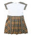 A Multicolour Short Sleeve Dresses from Burberry in size 8Y for girl. (Back View)